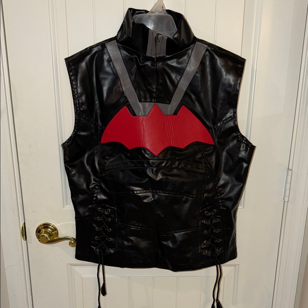 Heroic Black and Red Batman Costume Vest